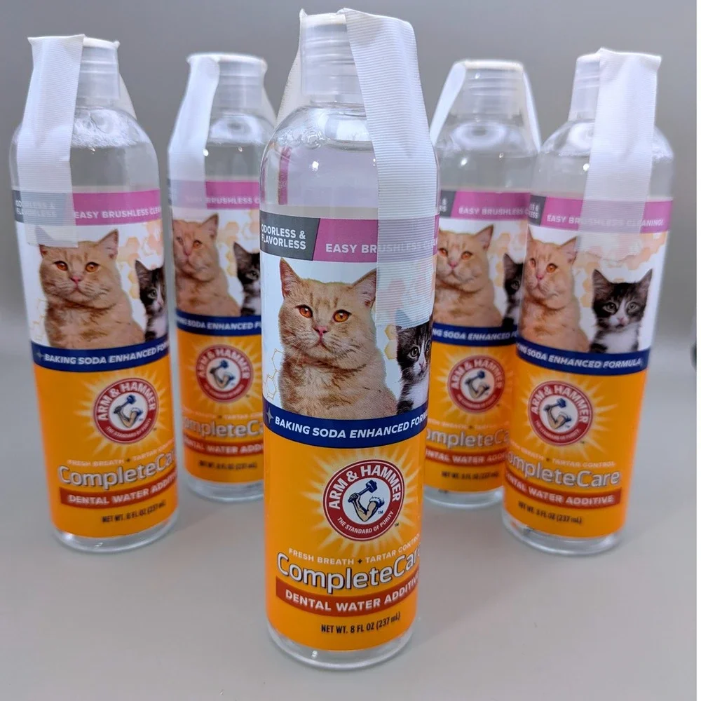 Arm & Hammer Dental Water Additive for Cats Fresh Breath Tartar Control Lot of 6